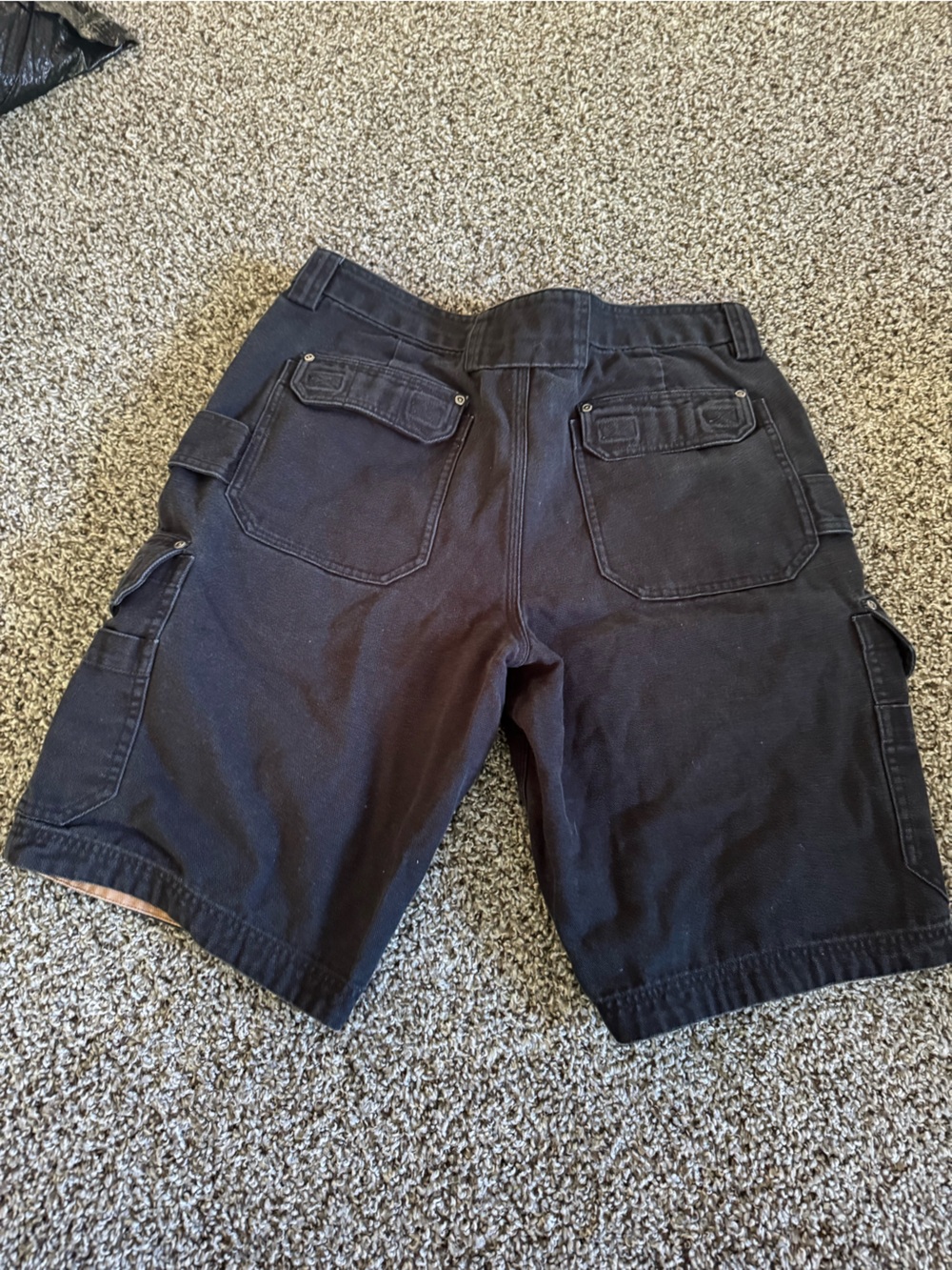 Duluth Trading Co Black Cargo Work Shorts - Picture 2 of 3